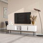 Hanah Home Soporte de TV Ramsey - Blanco